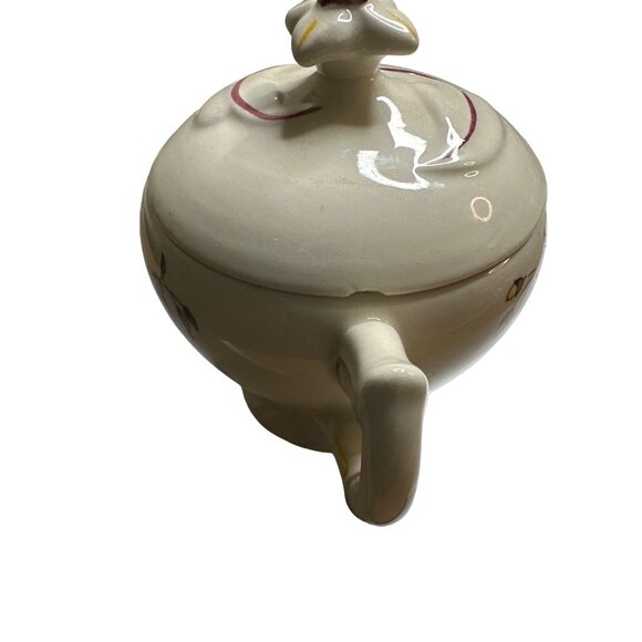 Metlox Sugar Bowl & Lid May Flower - Picture 2 of 12